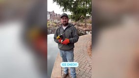 Edina employee jokes about lack of ice in ice check video