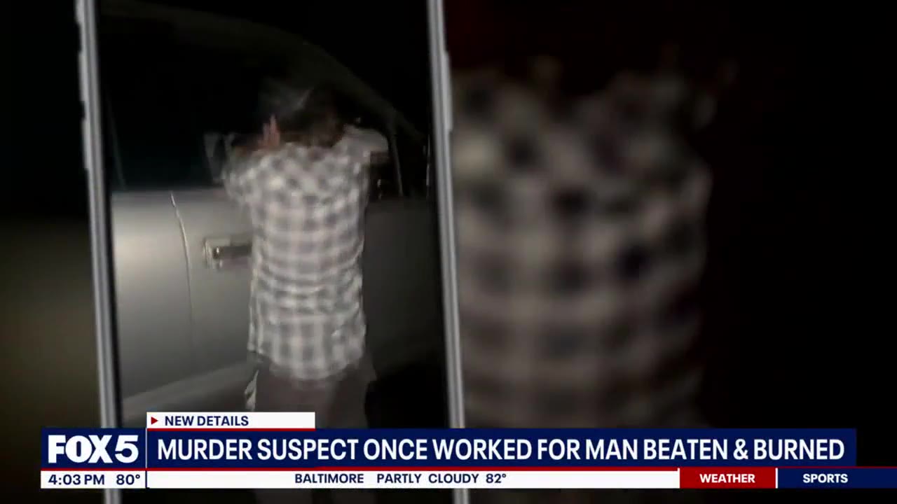 Murder suspect was former employee of man bound, set on fire