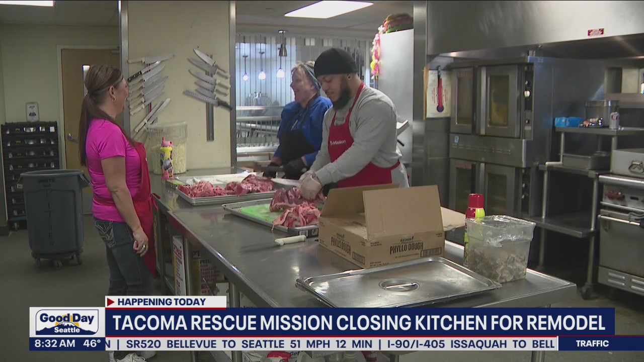 Tacoma Rescue Mission is closing its kitchen for a remodel