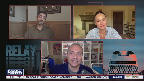 Riz Ahmed and Lily James talk 'Relay'