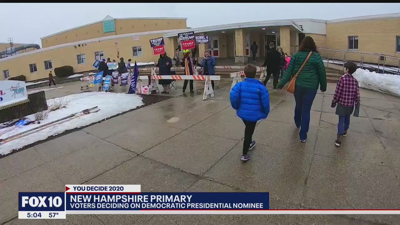 You Decide 2020: People turn out for New Hampshire Primary