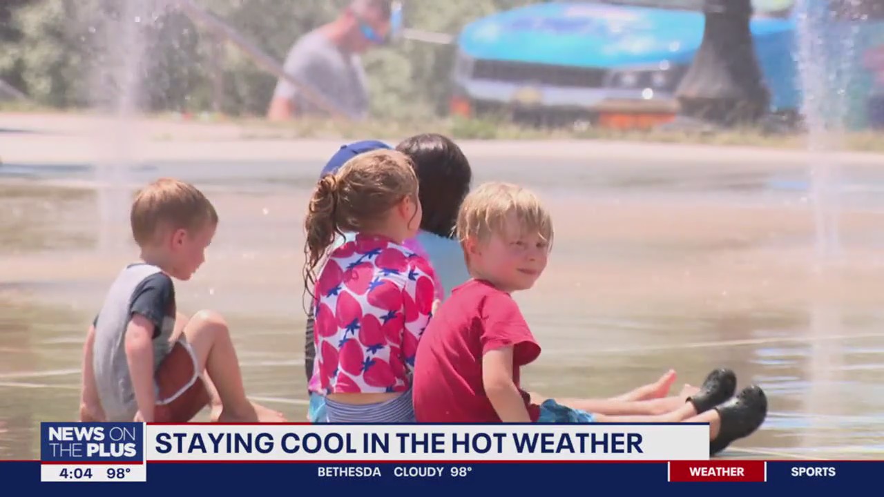 Staying cool in the hot weather