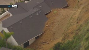 Cold storms bring hail, landslides in SoCal