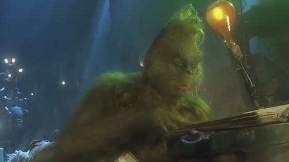 Home Alone groceries; 25th anniversary of The Grinch; 60 years Charlie Brown Christmas