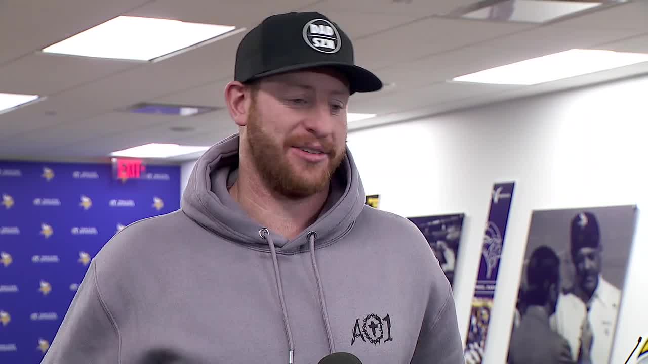 Vikings QB Carson Wentz on shoulder: 'I never once felt unsafe'