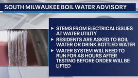 South Milwaukee boil water advisory