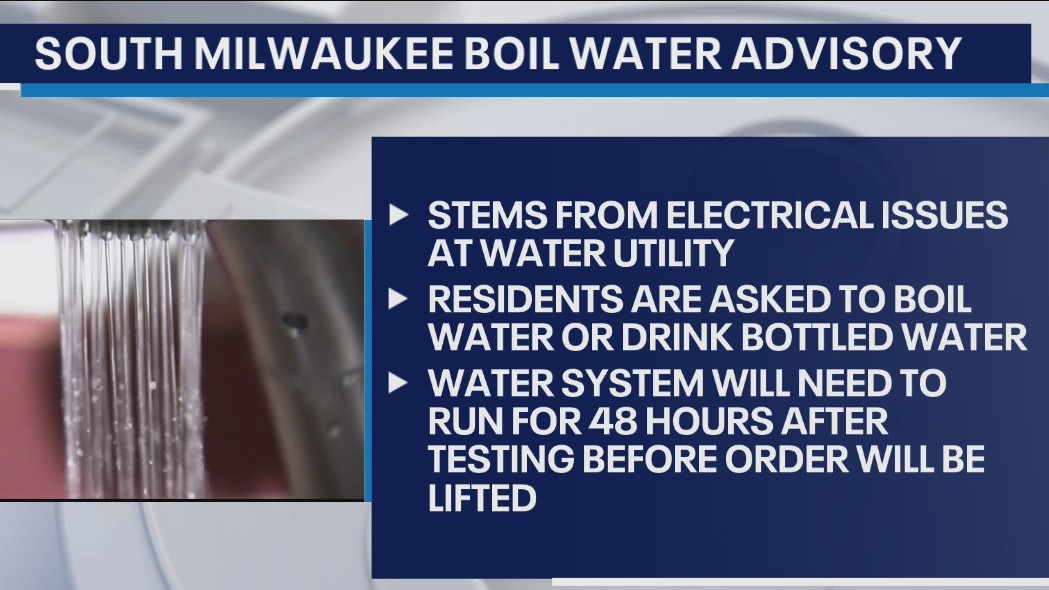 South Milwaukee boil water advisory