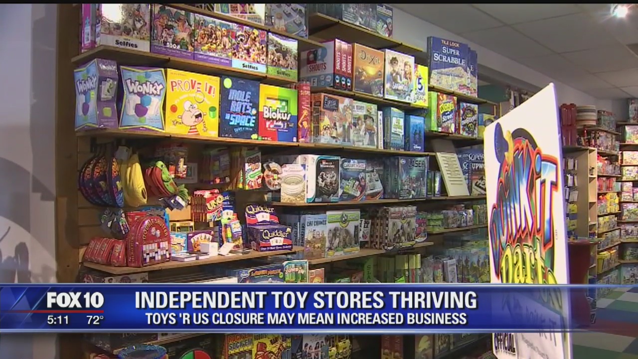 Despite the Toys 'R' Us downfall, independent toy stores are thriving