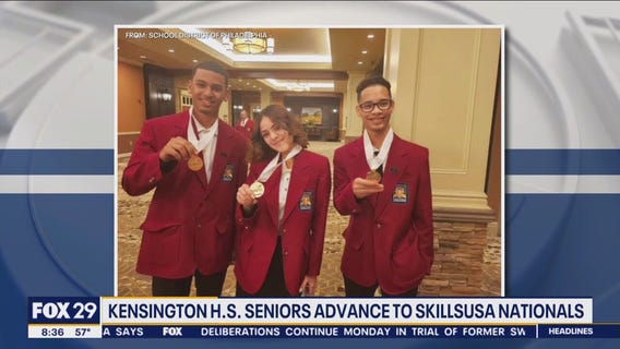 Making Philly proud: 3 seniors advance to SkillsUSA nationals