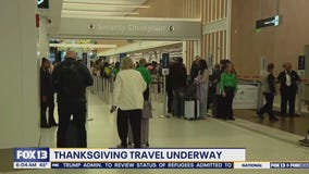 Thanksgiving travel underway at SEA Airport