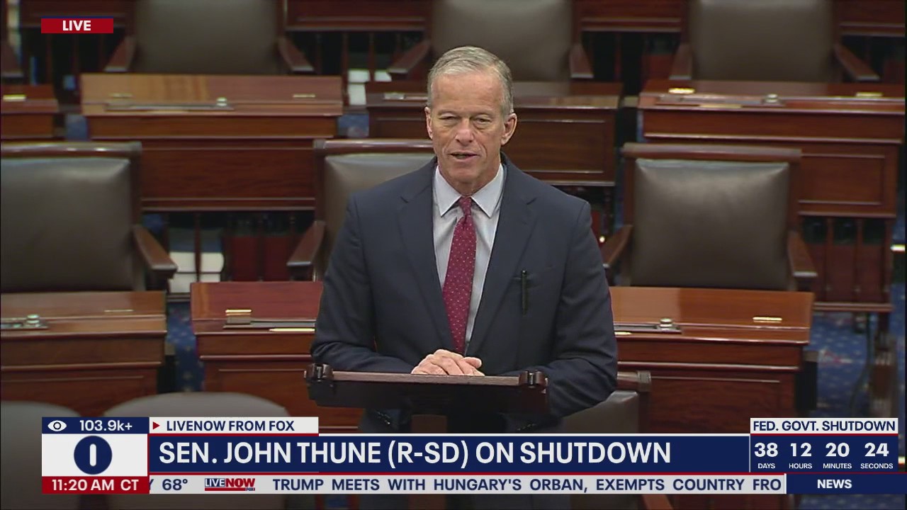 Saturday senate session amid government shutdown