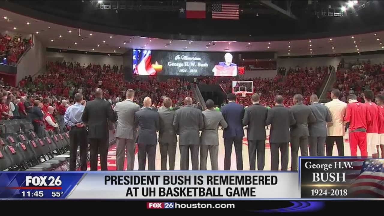 President George H.W. Bush remembered as fervent sports fan