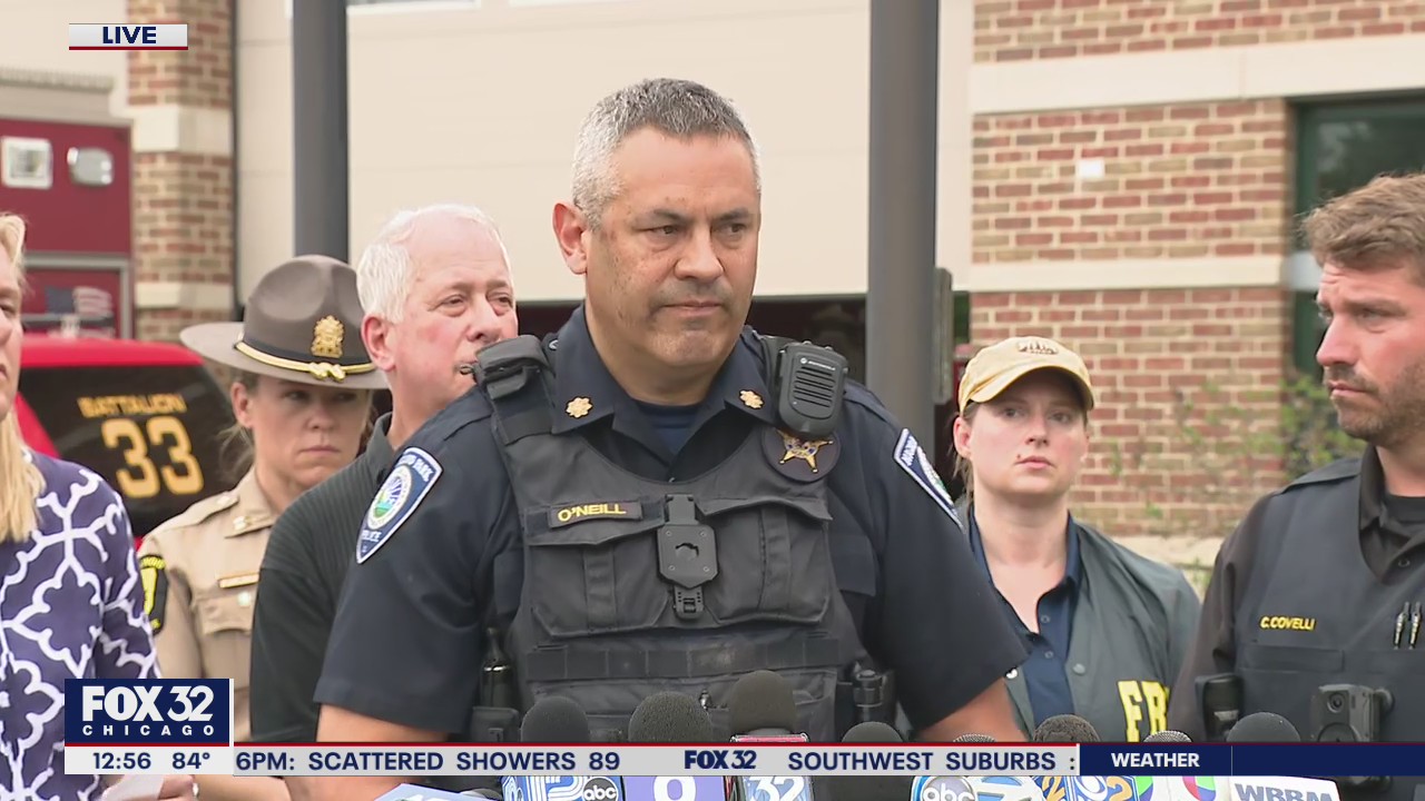 Officials provide an update after at least 6 were killed in Highland Park mass shooting