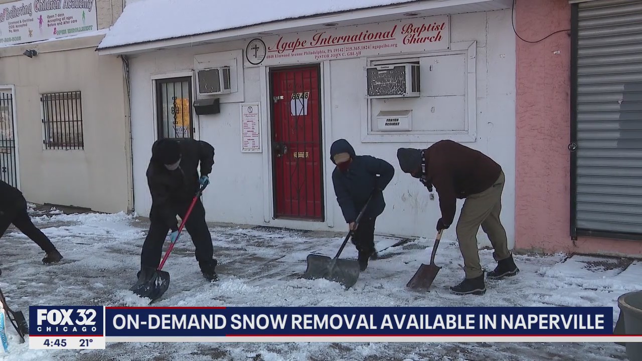 On-demand snow removal available in Naperville