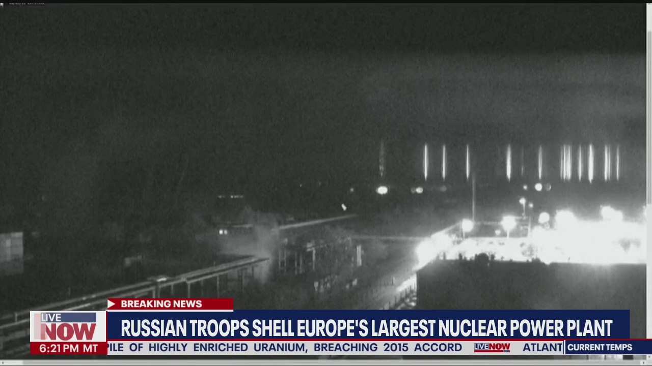 Russia-Ukraine: Russian troops shell Europe's largest nuclear power plant