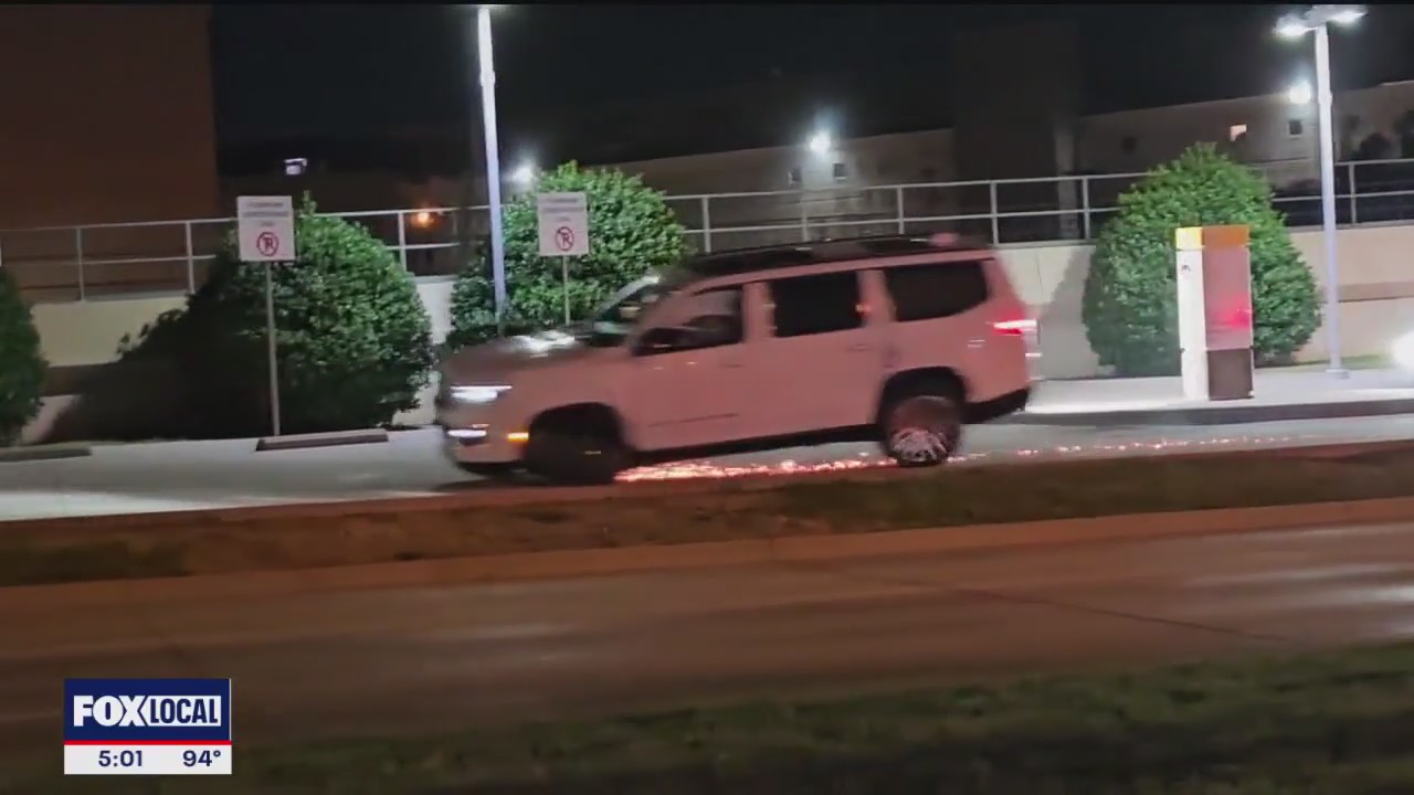Firefighters chase 3-wheeled SUV before DWI arrest