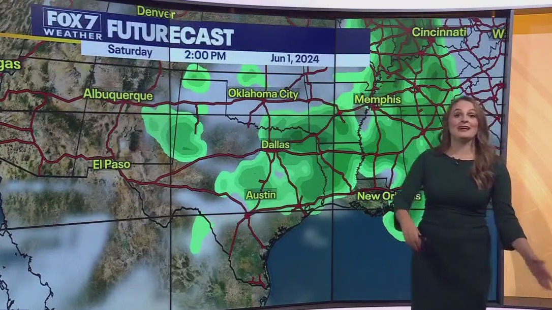 Austin weather: Rain chances through weekend