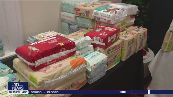 Local organization holds holiday give-a-way for 200 families in newly acquired North Philly space