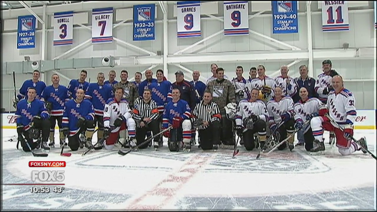 Veterans meet sports legends