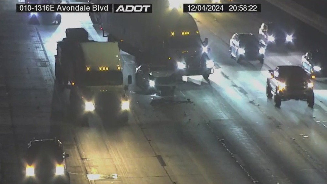 Police use grappler to stop stolen car on I-10 | FOX 10 Phoenix