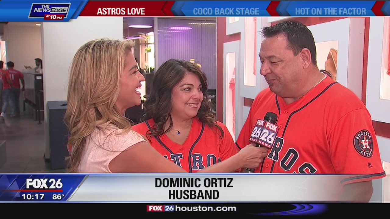 Bayou City Buzz - silver anniversary for Astros fan couple