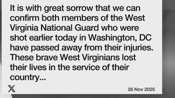 National Guard troops killed near White House