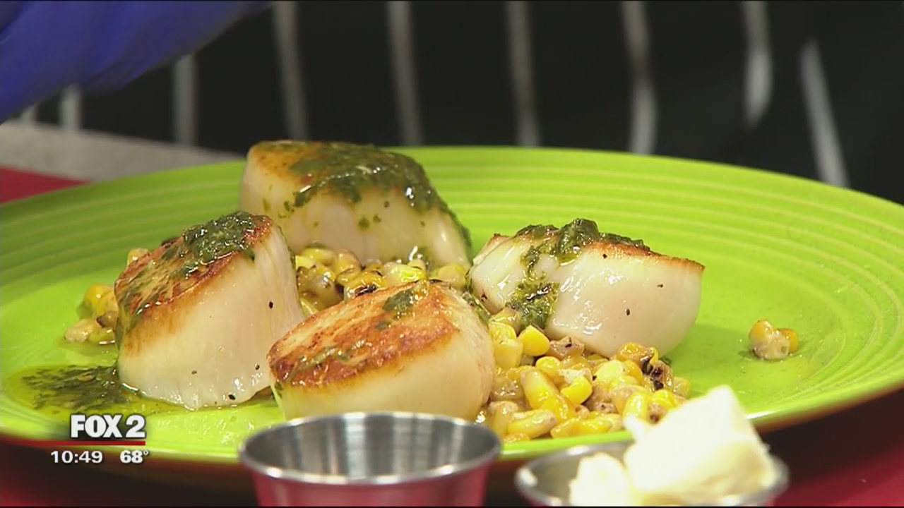 Scallops from Kid Rock's Made in Detroit restaurant