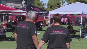 Couple who both battled cancer honored on field of Cardinals game