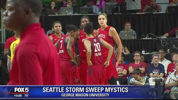 Storm sweep Mystics in WNBA Finals