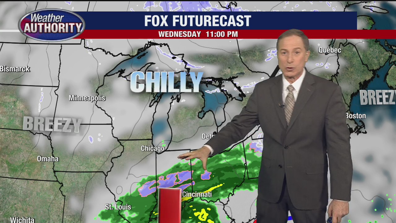 Cold cloudy day coming up for Thanksgiving