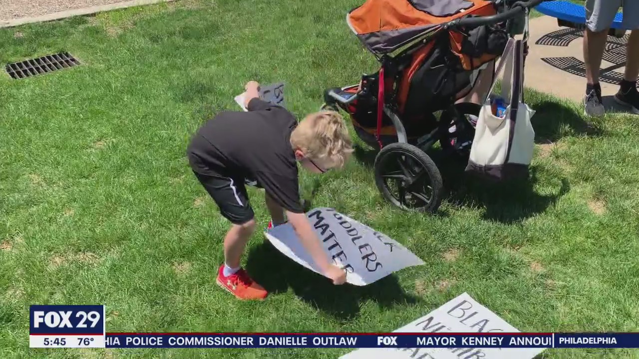 Local 7-year-old boy organizes Black Lives Matter march