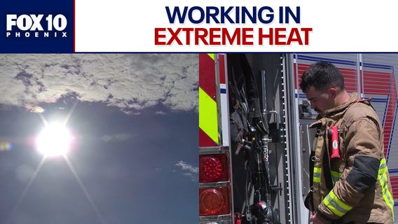 Firefighters continue their work amid extreme heat