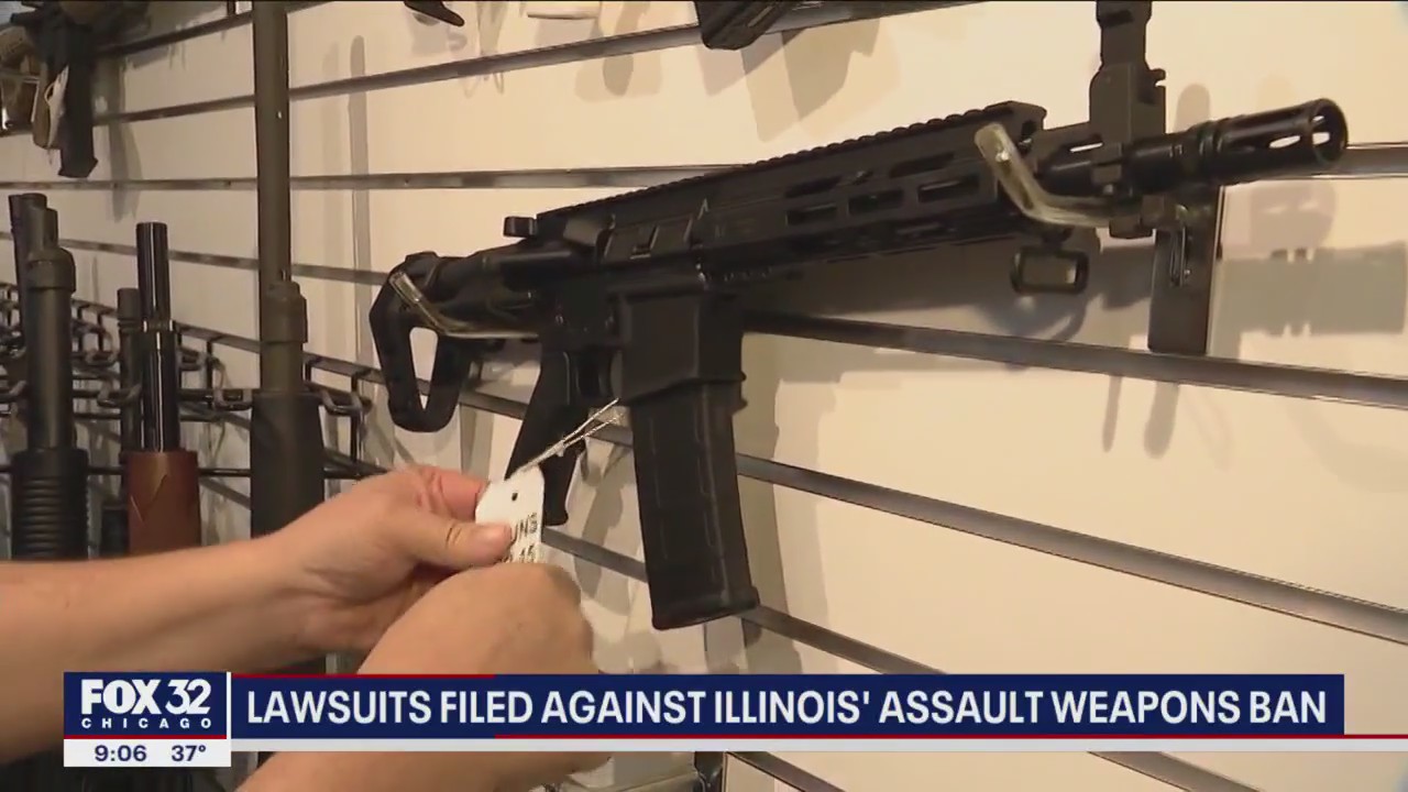 Lawsuits filed after Pritzker signs assault weapons ban into law