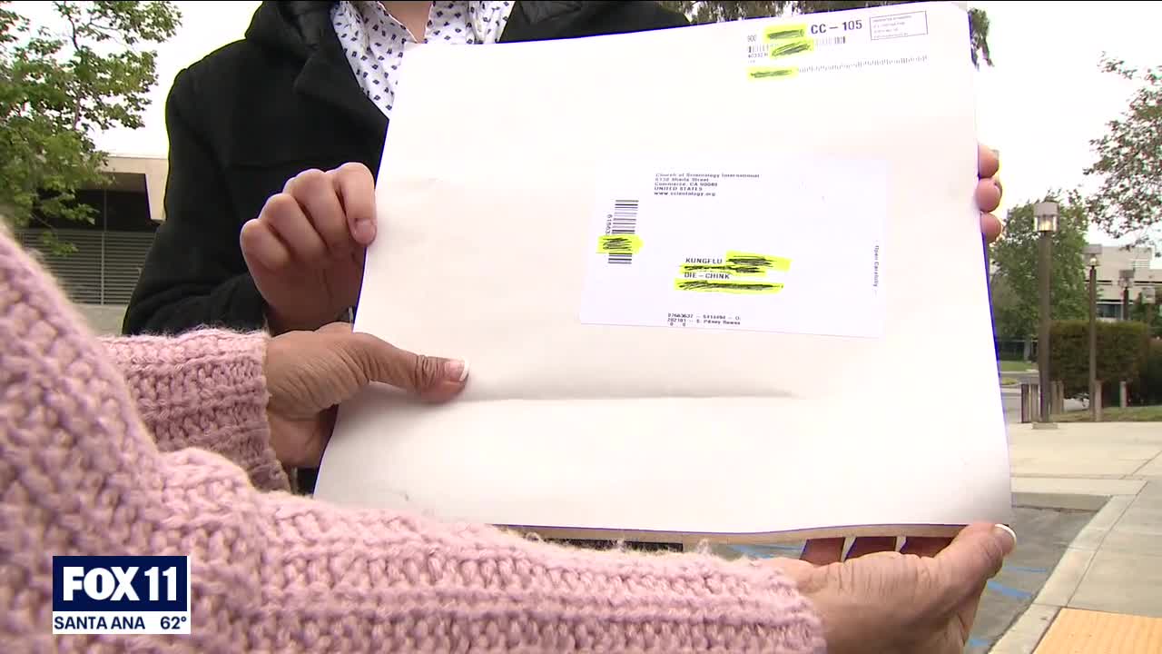 Torrance man gets letter with hate speech written on label