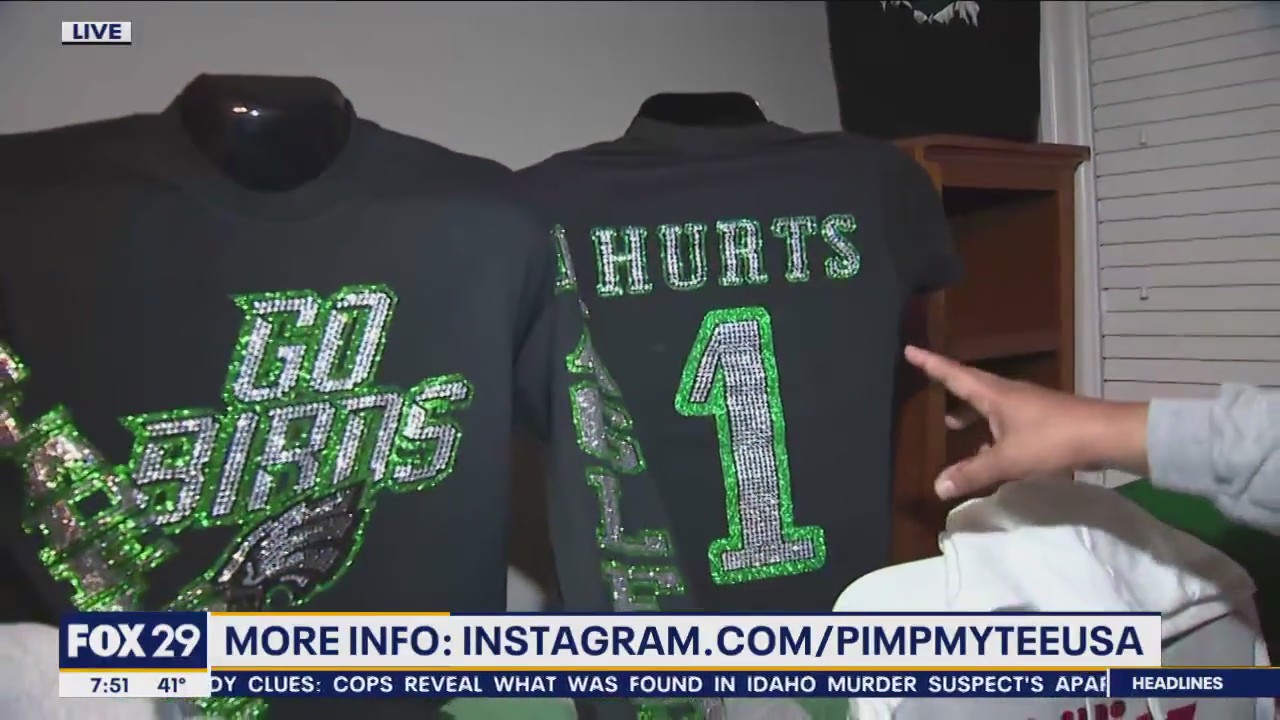 Get custom, head-turning Philadelphia sports gear from Pimp My Tee USA