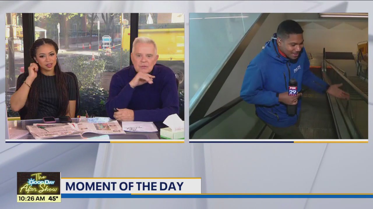 MOMENT OF THE DAY: Fixing the Escalator
