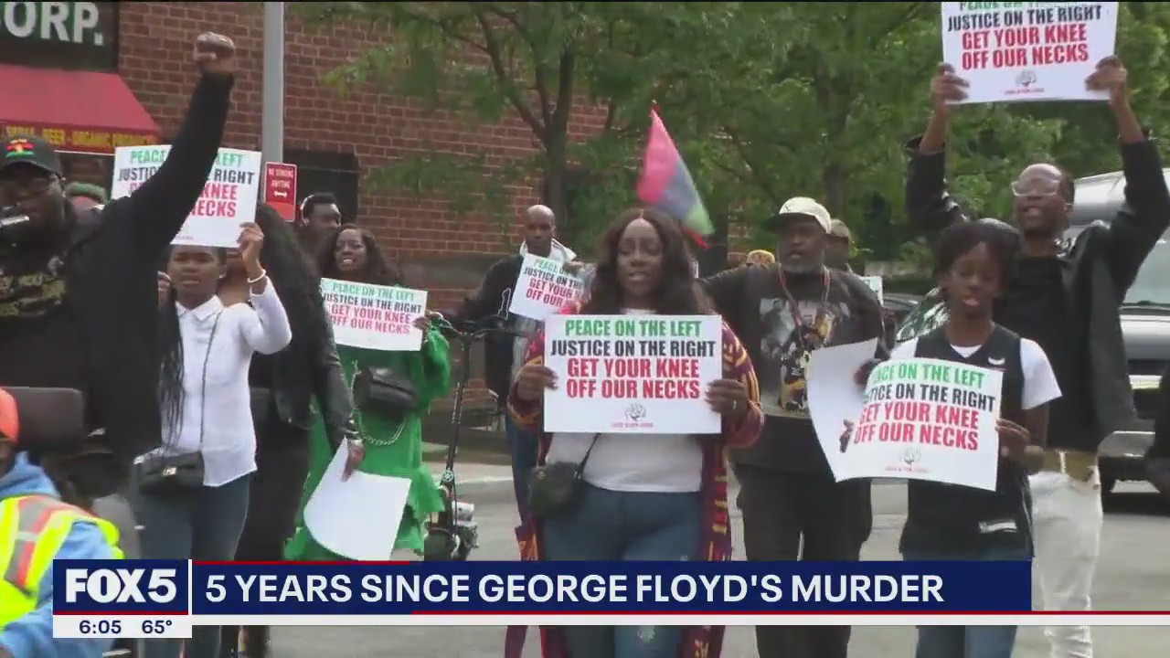 Five year anniversary of George Floyd's murder