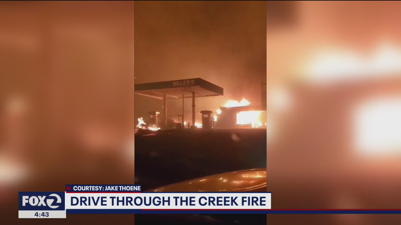 Cal Fire contractor describes intense drive through firestorm