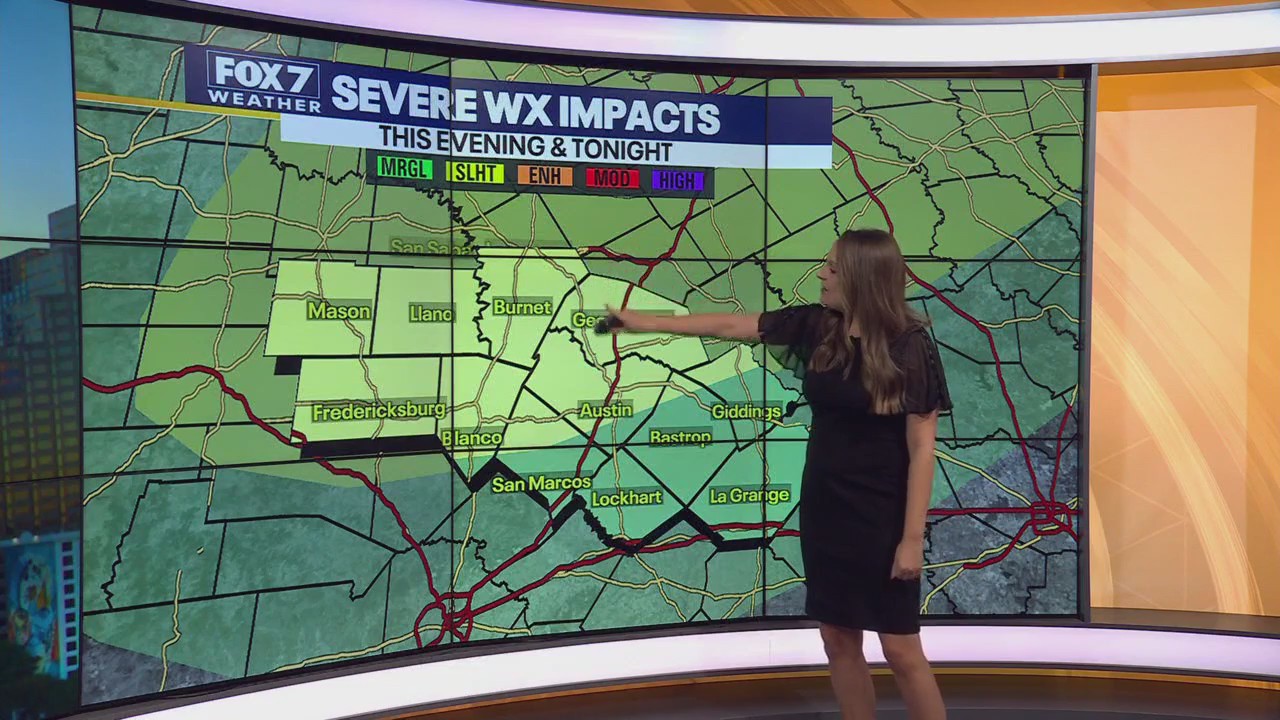 Austin weather: Chance for showers, storms Sunday