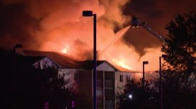 Massive fire at Southgate American House