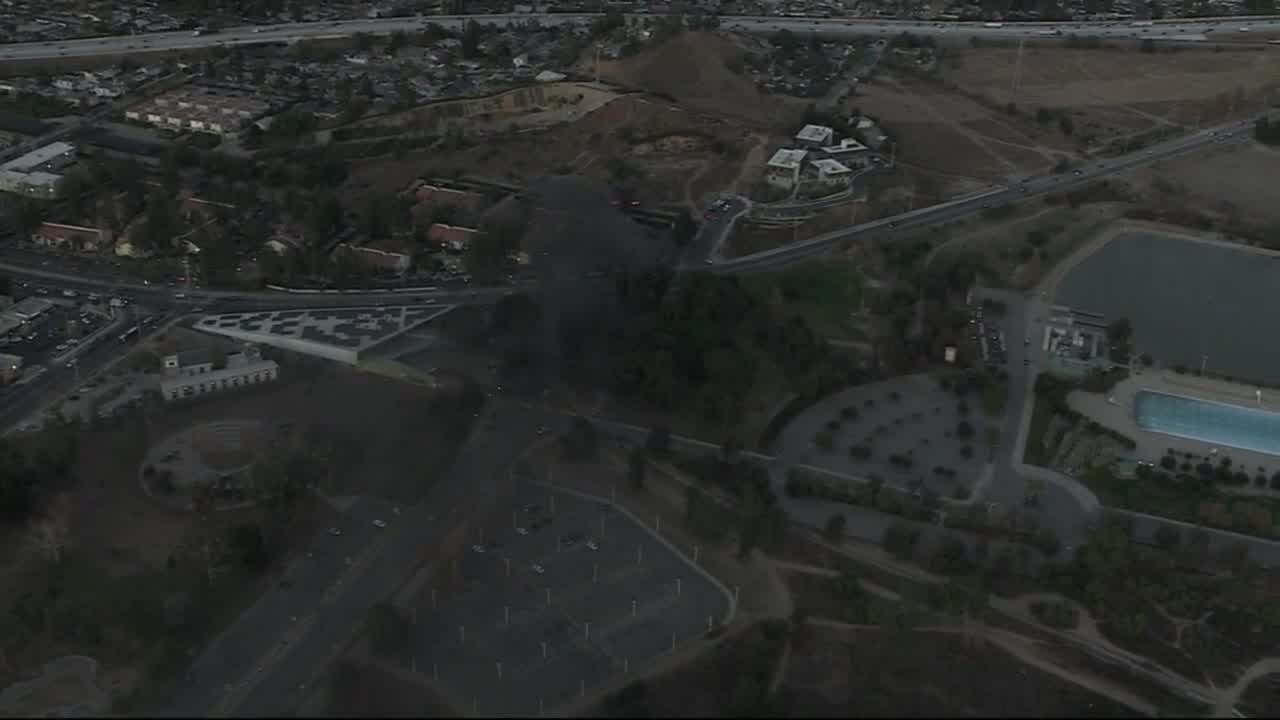 Firefighters take down Sylmar fire well under an hour