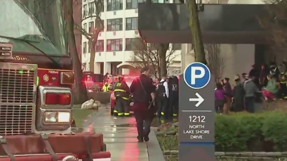 Chicago firefighter in critical condition after battling multi-alarm fire at highrise on Lake Shore Drive