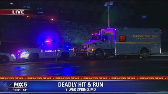 Silver Spring possible hit and run leaves woman dead, Montgomery County police say