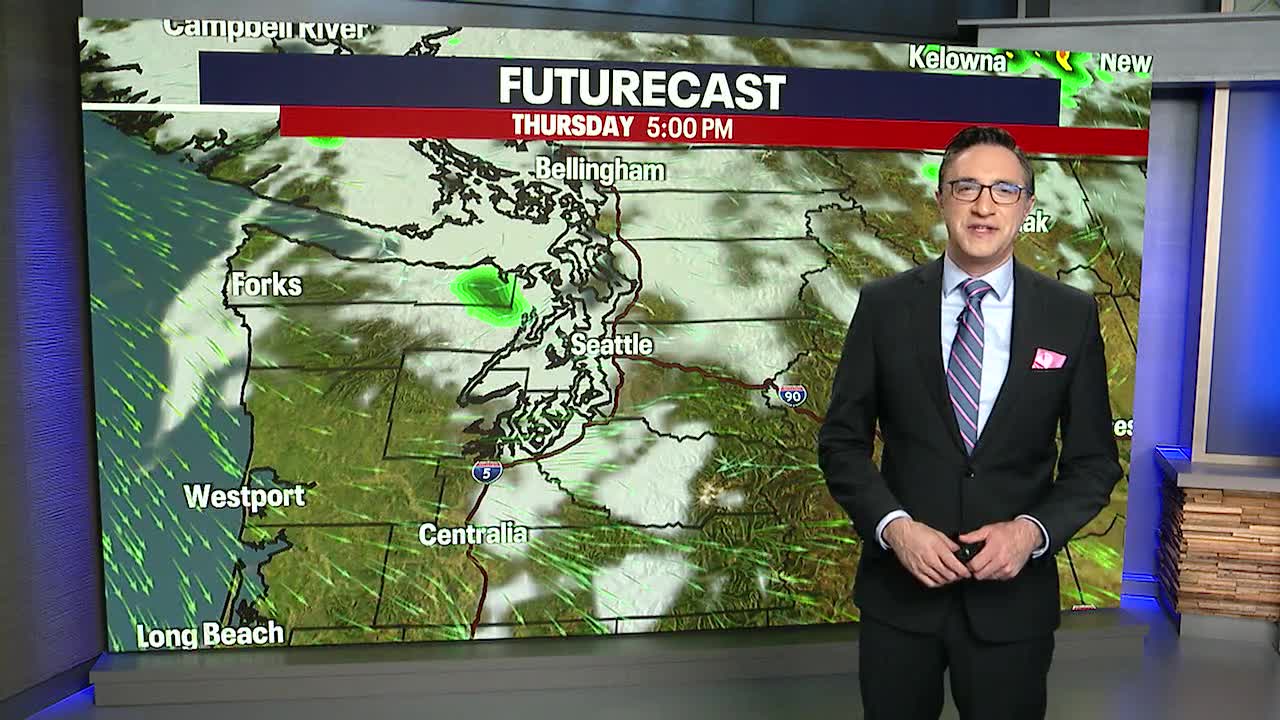 Seattle weather: Cooler temperatures on Thursday