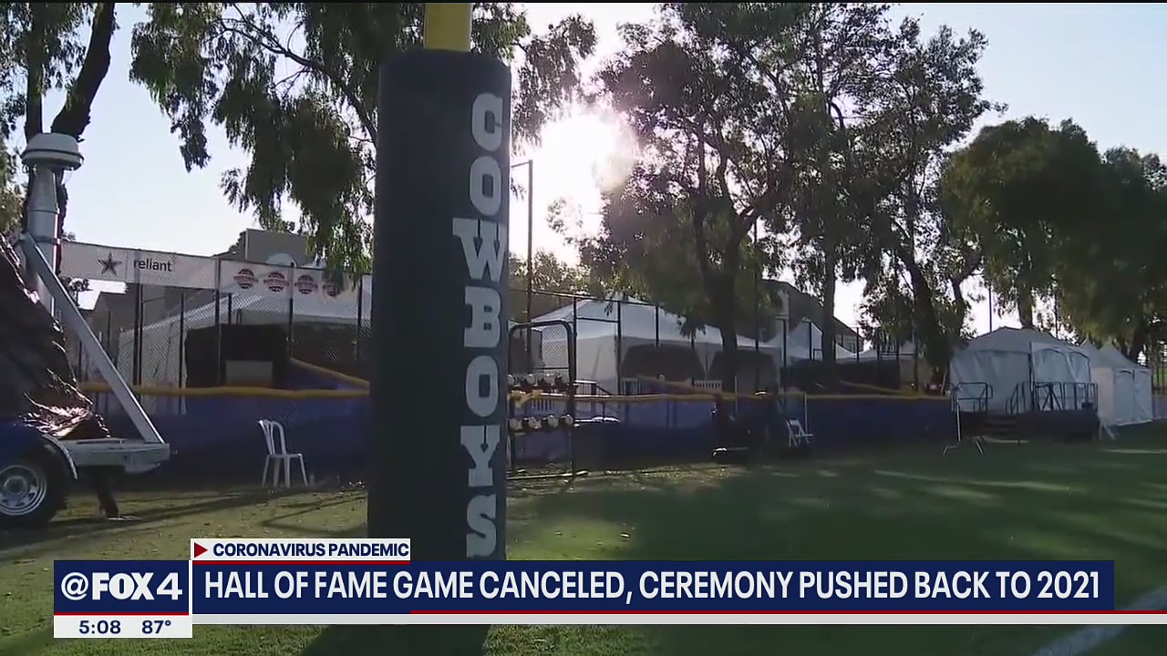 NFL cancels Cowboys vs. Steelers Hall of Fame game due to coronavirus