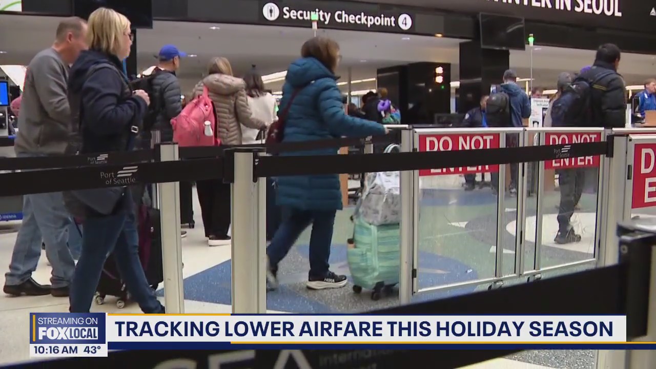 Tracking lower airfare this holiday season
