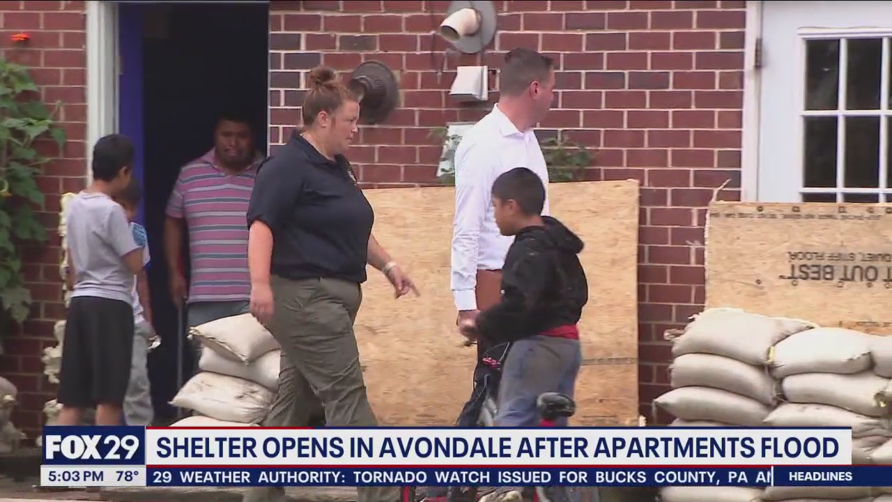 Avondale apartment complex damaged in flooding rain | FOX 29 Philadelphia