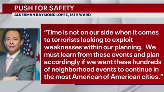 Chicago alderman pushes for stronger street festival barriers