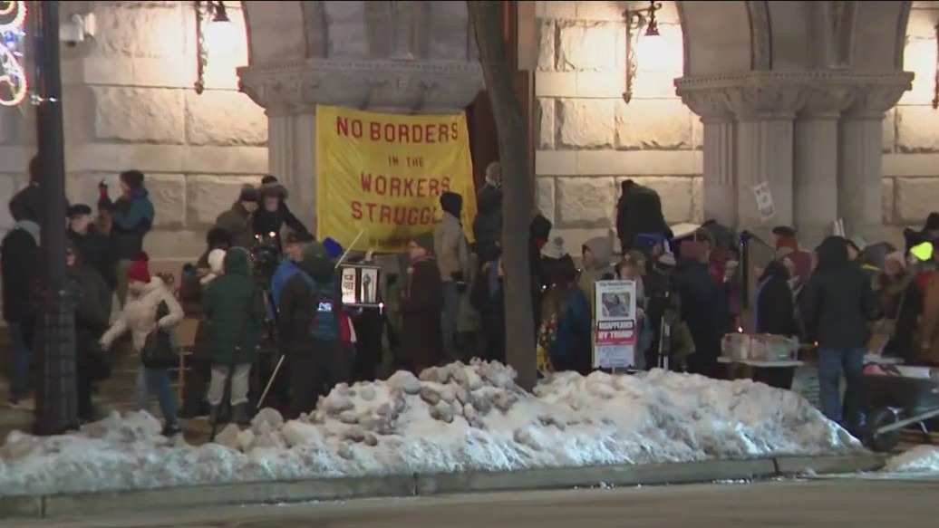 Judge Dugan trial: Supporters rally outside court