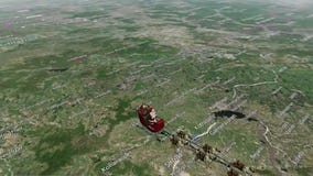 NORAD Santa Tracker checking in on St. Nick